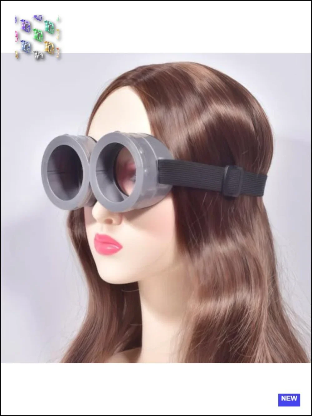 Steampunk Halloween Goggles Cosplay Glasses Costume Accessory Adjustable Adult